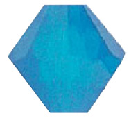 5328 6mm* Caribbean Blue Opal Bicone PQ 36