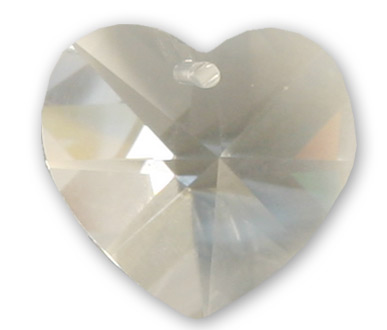 6228 40mm Crystal.. Heart Pack Qty 1