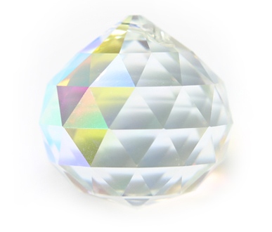 EU701.. 20mm Crystal AB Sphere Pack of 5