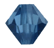 5328 4mm Denim Blue Bicone PQ 72