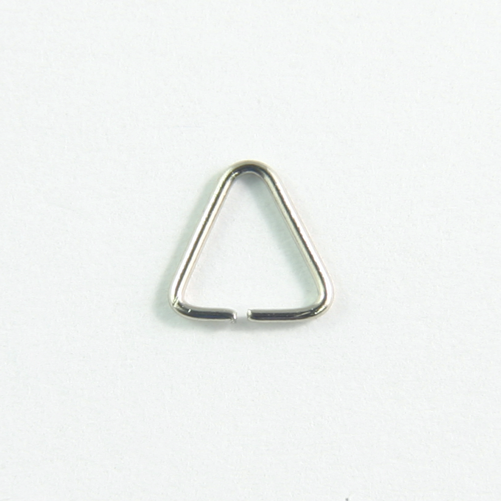 JFT 7mm Imt/Rhodium Plated Triangle Pack Qty 50