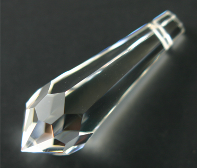 P1685 Preciosa 38mm Crystal Pendulum Pack Qty 6