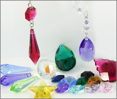 Suncatcher and Chandelier Pieces