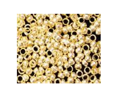 JFCR 1.5mm Gold Plated Crimps PQ 200