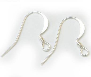 JFFH 17mm Silver Plated French Hook Pack Qty 50