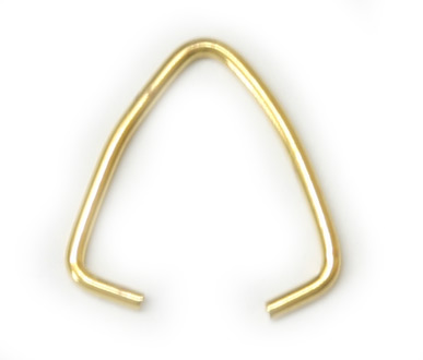 JFT 14x12mm Gold Plated Triangle Pack Qty 25