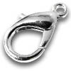 JFPC 15mm Silver Plated Parrot Clasp Pack Qty 18